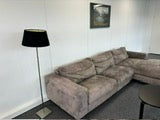 "Luxe Groene Velvet Bank met Losse Afneembare Kussens - Modern Comfortabel Design"