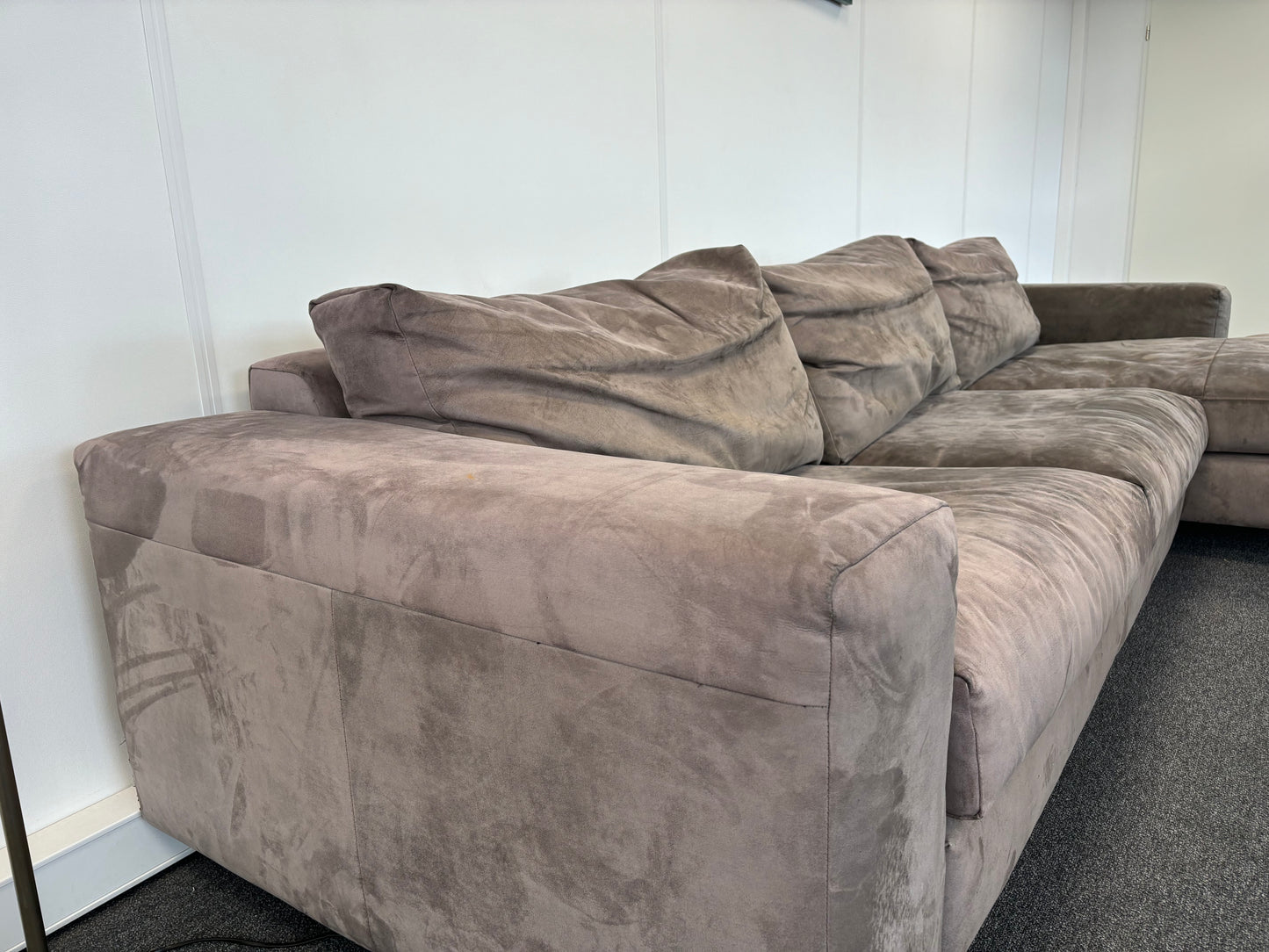 "Luxe Groene Velvet Bank met Losse Afneembare Kussens - Modern Comfortabel Design"