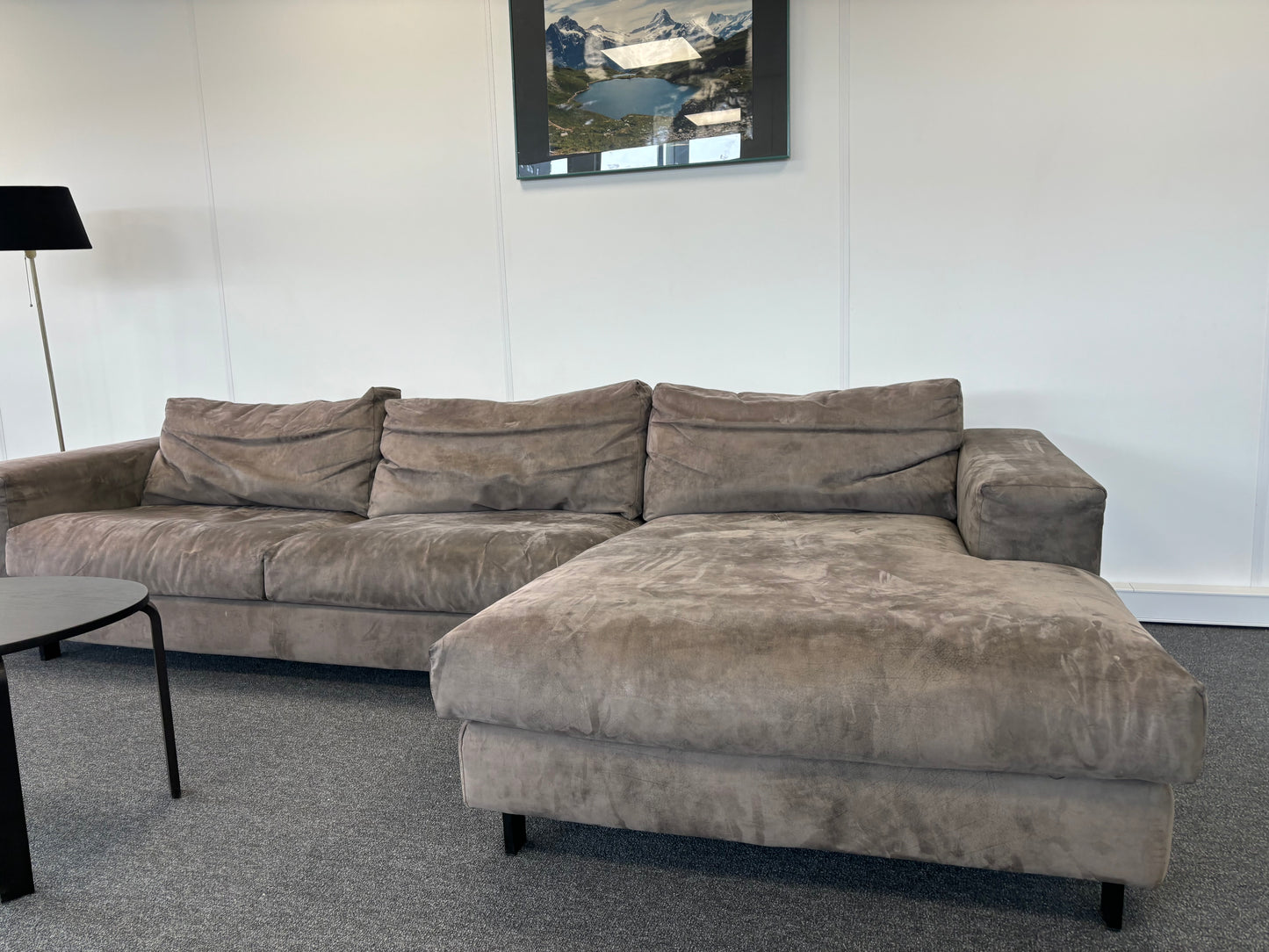 "Luxe Groene Velvet Bank met Losse Afneembare Kussens - Modern Comfortabel Design"