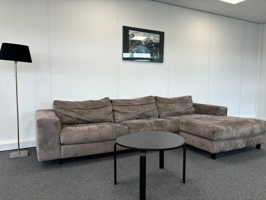 "Luxe Groene Velvet Bank met Losse Afneembare Kussens - Modern Comfortabel Design"